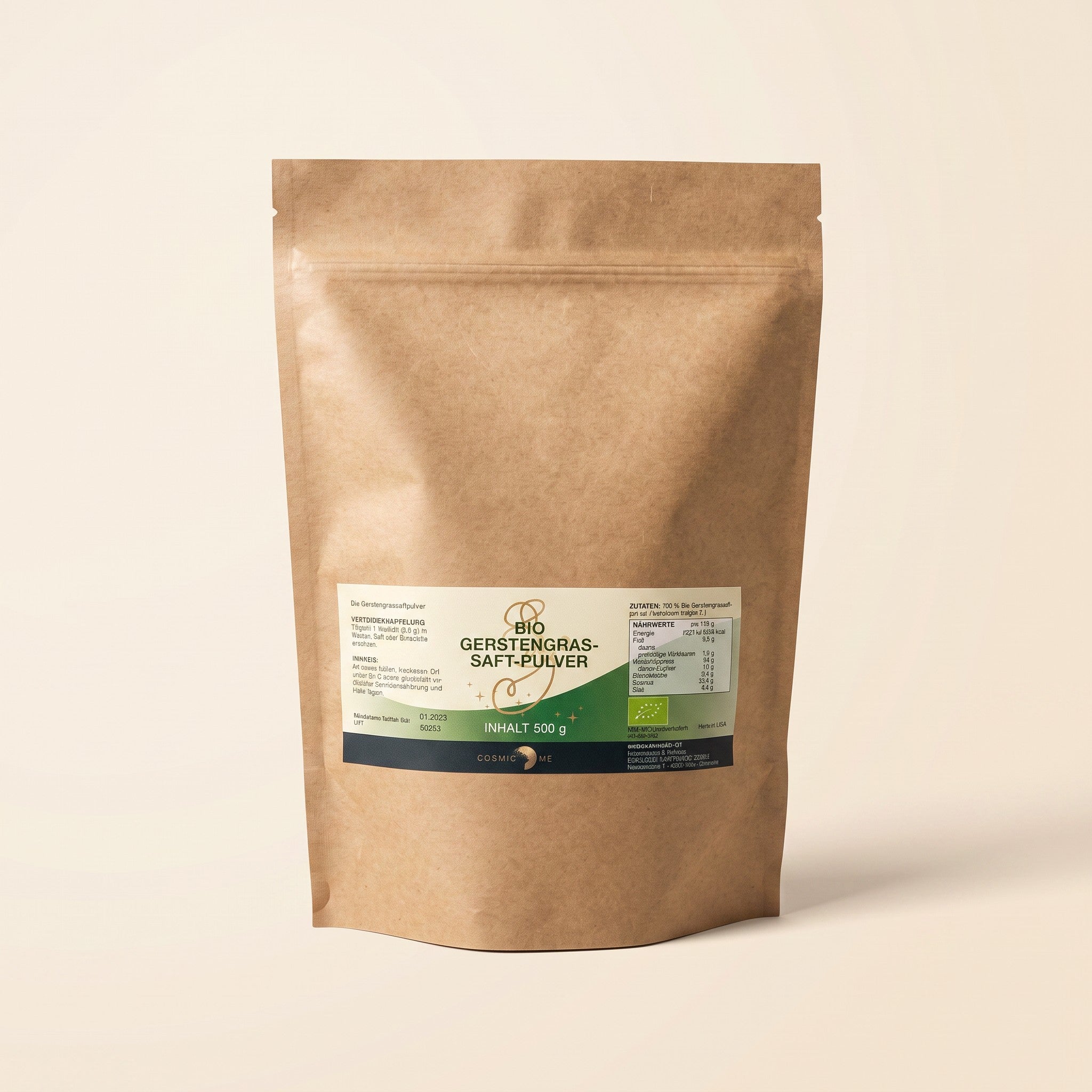 Bio Gerstengrasaftpulver 500g