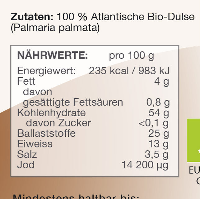 Bio Atlantische Dulseflocken 200g