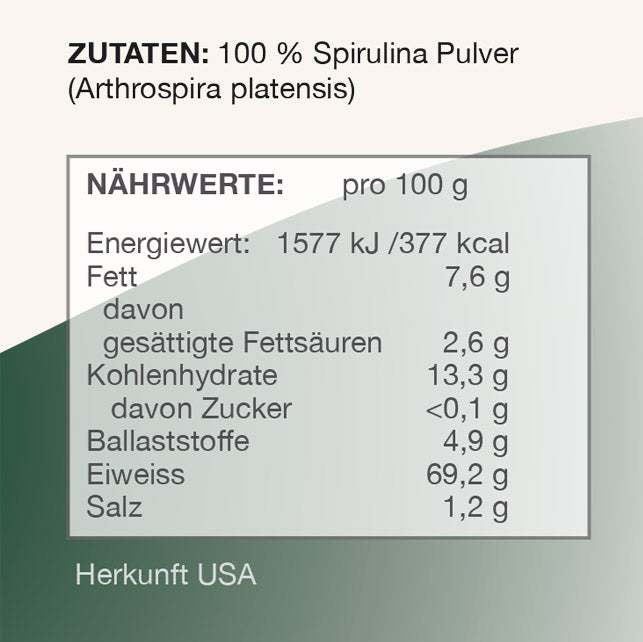 Spirulina Pulver 500g