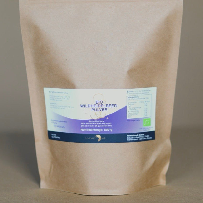 Wild-Heidelbeer-Pulver (Bio) 500g